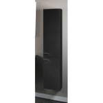 Storage Cabinet, Iotti SB04, Tall Hanging Storage Unit With 2 Doors In Gray Oak Finish